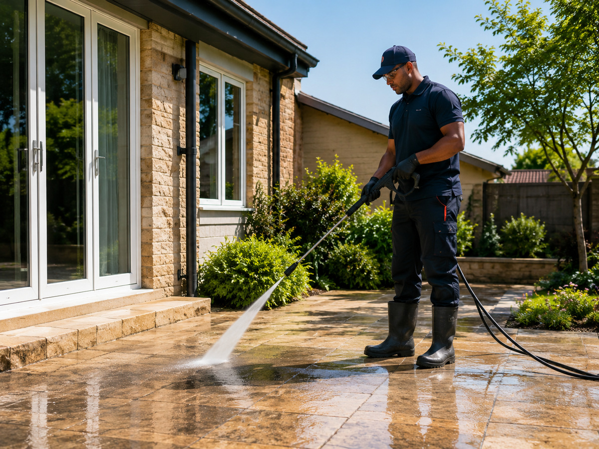 High-pressure floor and paving cleaning in Pretoria